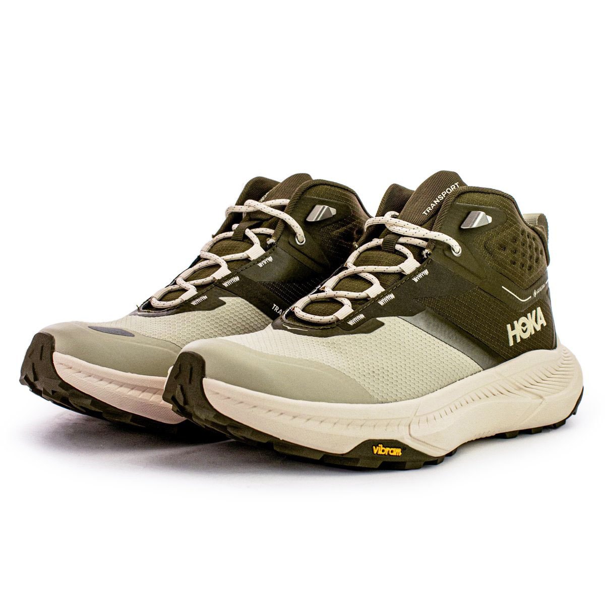 Hoka Transport Hike GTX 1172912-SRCG - creme-grün